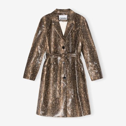 Ganni Snake Belt Coat - Ganni - Modalova