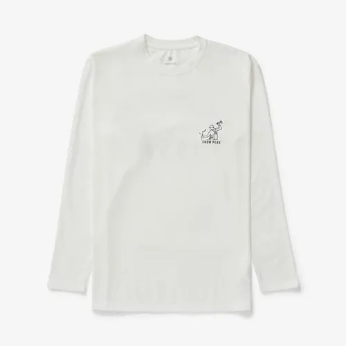 Foam Printed Long Sleeve T-shirt - Snow Peak - Modalova