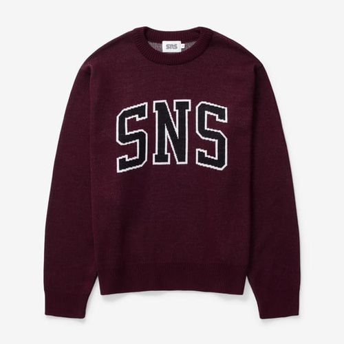 SNS Collegiate Logo Knit Crewneck - SNS - Modalova