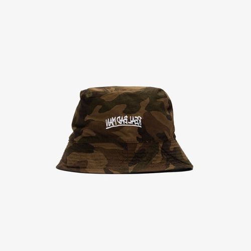 Anti Camo Reversible Bucket Hat - Real Bad Man - Modalova