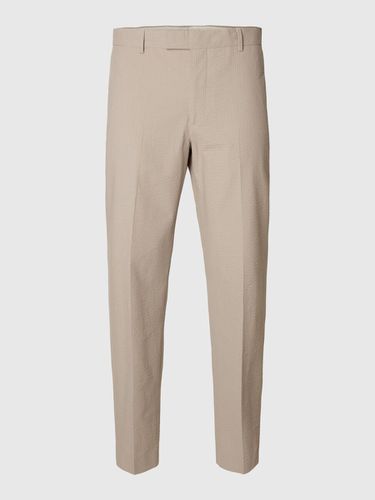 Seersucker Pantalon De Costume - Selected - Modalova