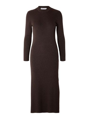 En Maille Robe Mi-longue - Selected - Modalova