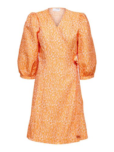 Jacquard Robe Cache-cœur - Selected - Modalova