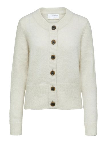 Manches Longues Cardigan En Maille - Selected - Modalova