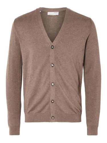 Manches Longues Cardigan En Maille - Selected - Modalova