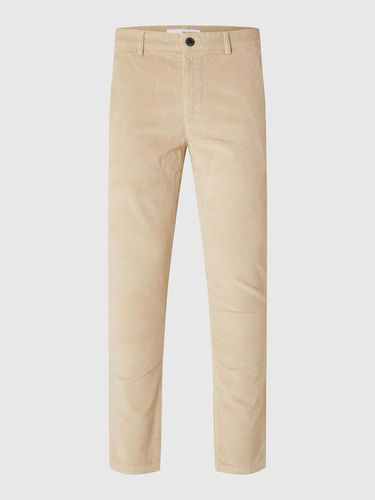 Corduroy Coupe Slim Pantalon En Corduroy - Selected - Modalova