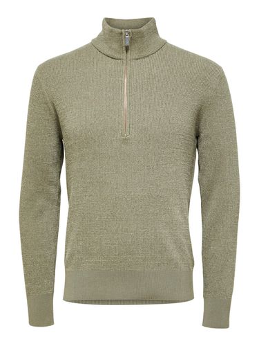 Col Montant Pullover - Selected - Modalova