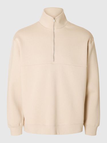 Zippé Coupe Ample Sweat-shirt - Selected - Modalova