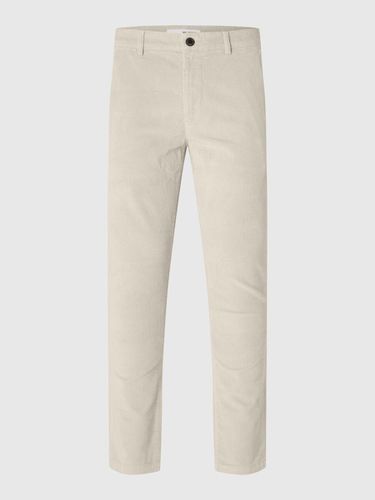 Coupe Slim Pantalon En Corduroy - Selected - Modalova