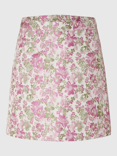 Jacquard Floral Mini-jupe - Selected - Modalova