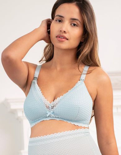 Soutien-gorge de maternité et d'allaitement en dentelle clair | - Seraphine - Modalova