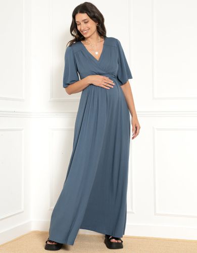 Flounce Sleeve Maternity-To-Nursing Maxi Dress | - Seraphine - Modalova