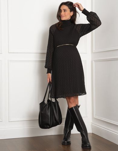 A-Line Pleated Maternity Tunic Dress | - Seraphine - Modalova