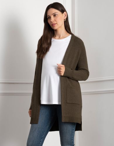 Viscose-Blend Knitted Maternity & Nursing Cardigan | - Seraphine - Modalova