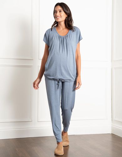 Ensemble 2 pièces loungewear de grossesse et d'allaitement manches courtes | - Seraphine - Modalova