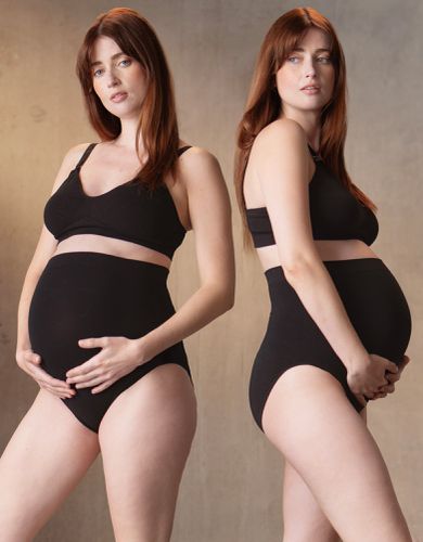 Twin Pack Bamboo Over Bump Maternity Briefs - | - Seraphine - Modalova