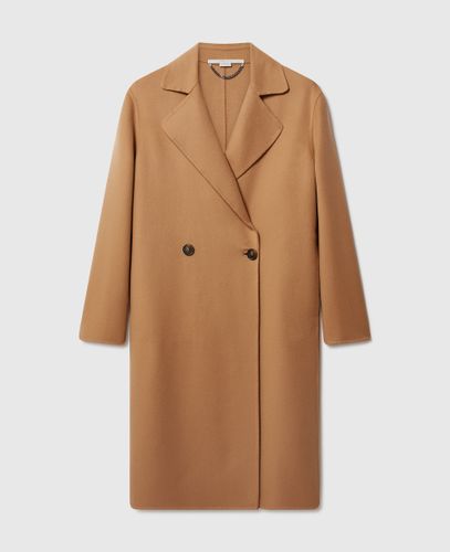 Manteau long croise en laine, , , Taille: 38 - Stella McCartney - Modalova