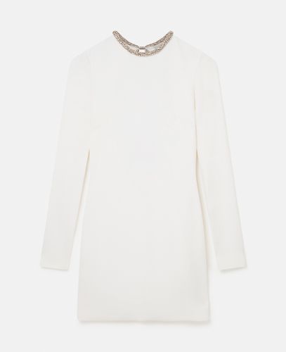 Mini robe de cocktail avec cristaux au col, , , Taille: 34 - Stella McCartney - Modalova