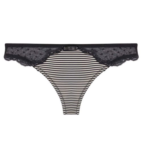 Tanga noir/crème Fashion Alert - Pomm'Poire - Modalova