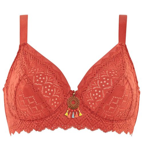 Soutien-gorge grand maintien C, D et E orange Aloha - Pomm'Poire - Modalova