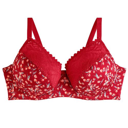 Soutien-gorge à armatures grand maintien rouge Paprika - Pomm'Poire - Modalova