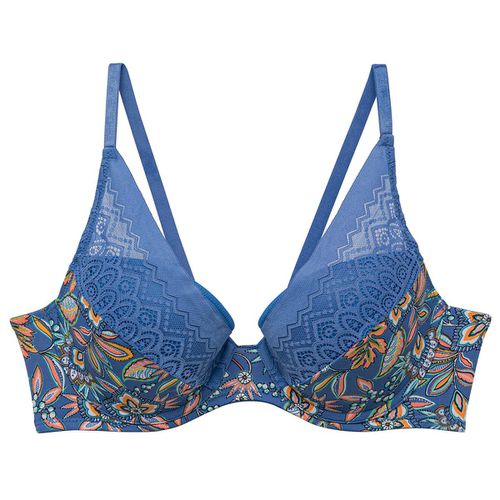 Soutien-gorge ampliforme coque moulée bleu Gazette - Pomm'Poire - Modalova