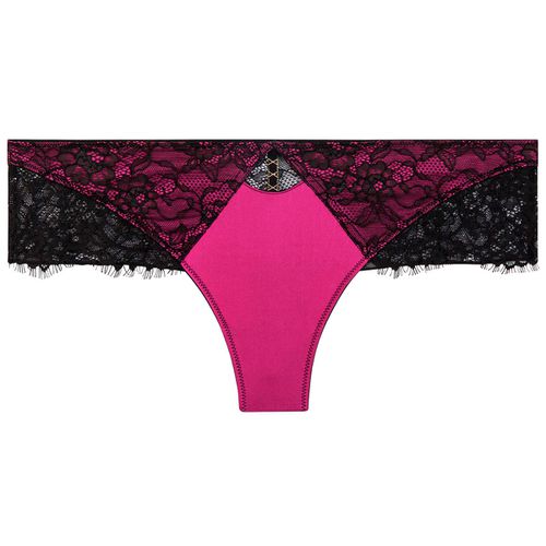 Shorty tanga noir/fuchsia Dragon - Pomm'Poire - Modalova