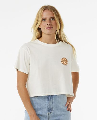 T-Shirt à manches courtes Wettie Icon Crop - Rip Curl - Modalova