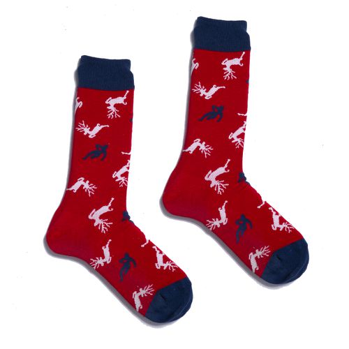 Chaussettes de Noël rouges - Ruckfield - Modalova