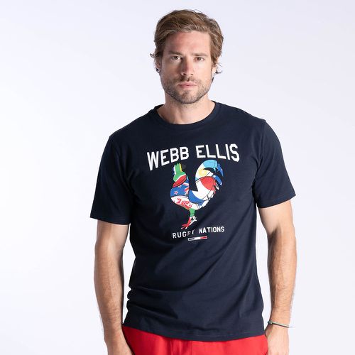 Tee-Shirt manches courtes b Ellis bleu marine coq 6 nations - WEB - Modalova