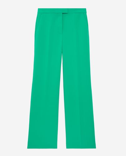Pantalon Tailleur Vert En Crêpe - The Kooples - Modalova