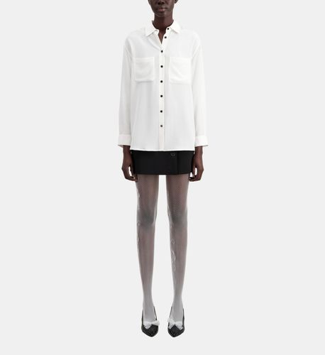 Chemise Blanche En Soie - The Kooples - Modalova