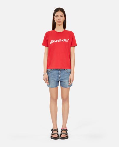 T-shirt What Is Rouge Vif - The Kooples - Modalova