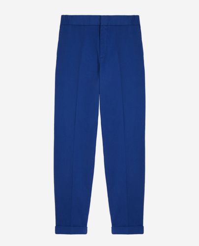 Pantalon Bleu En Coton - The Kooples - Modalova