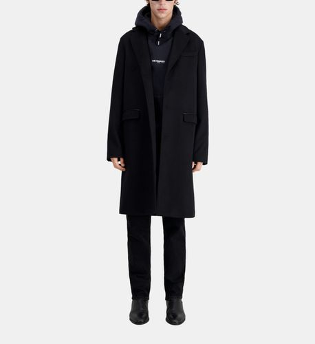 Manteau Long Noir En Cachemire - The Kooples - Modalova