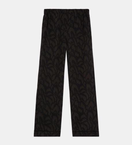 Pantalon En Soie Imprimé - The Kooples - Modalova
