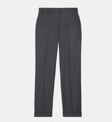 Pantalon De Costume En Laine Gris - The Kooples - Modalova