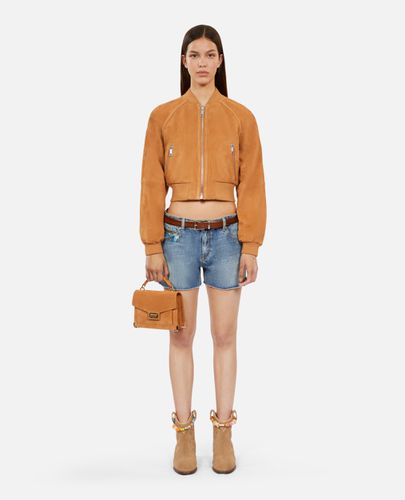 Blouson Camel En Cuir Suède - The Kooples - Modalova