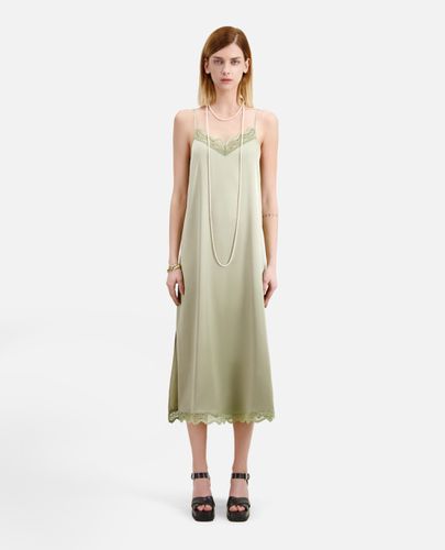 Robe Nuisette Longue Vert Clair - The Kooples - Modalova