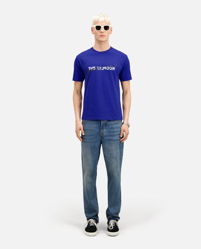 T-shirt What Is Bleu Électrique - The Kooples - Modalova