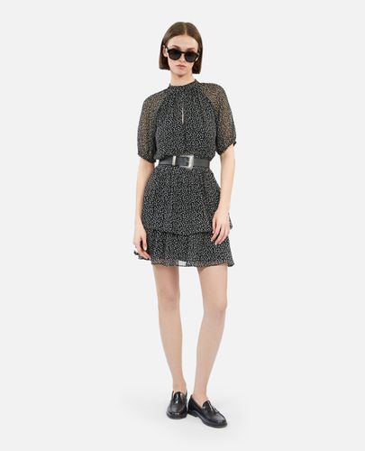 Robe Courte Noire À Pois - The Kooples - Modalova