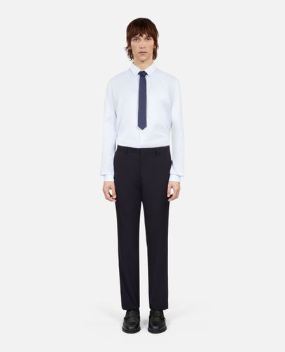 Pantalon De Costume Bleu Marine En Laine - The Kooples - Modalova