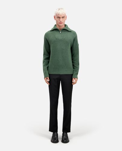 Pull Vert En Mélange De Laine Et Alpaga - The Kooples - Modalova