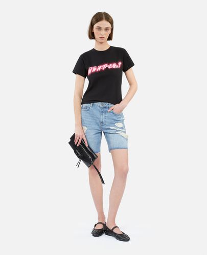 T-shirt Femme What Is Noir - The Kooples - Modalova