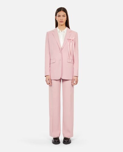 Veste Tailleur Rose En Laine Mélangée - The Kooples - Modalova