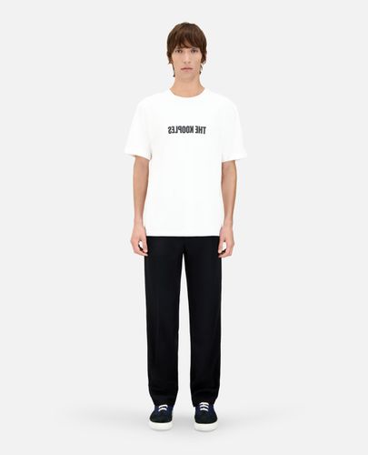 T-shirt Blanc Reverse Logo - The Kooples - Modalova