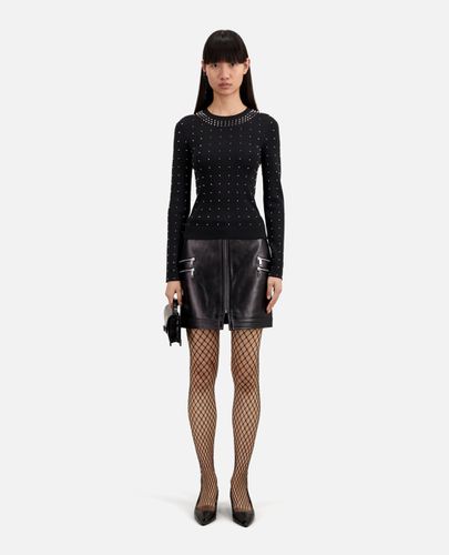 Pull Noir Avec Spikes - The Kooples - Modalova