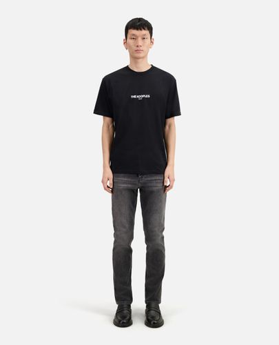 T-shirt Homme Noir Coton Imprimé - The Kooples - Modalova