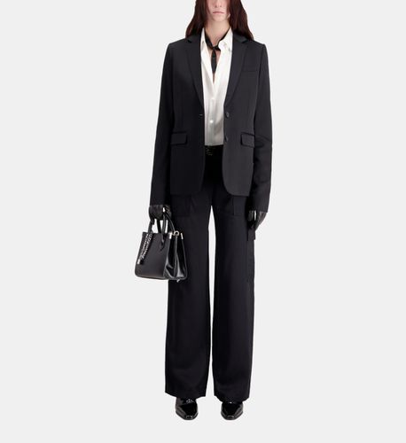 Veste Tailleur Noire Satinée - The Kooples - Modalova