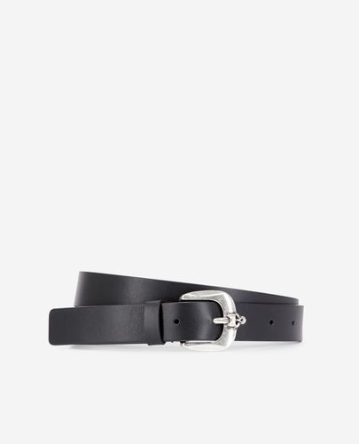 Ceinture En Cuir Noir - The Kooples - Modalova